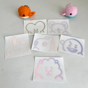BT21 Aufkleber, BT21 peek a boo, BT21 sticker, BT21