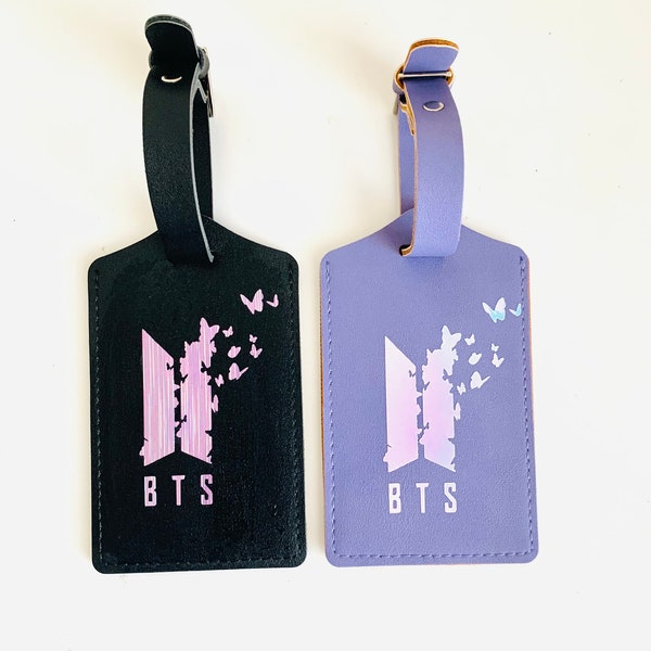 BTS luggage tag, BTS Army luggage tag, BTS tag