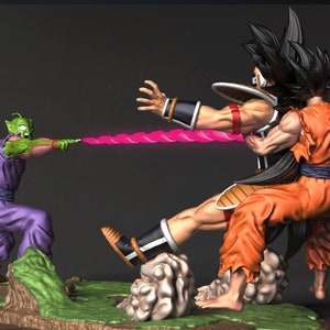 Goku vs Piccolo & Radtiz STL