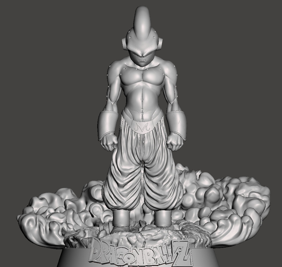 STL file MAJIN BUU WALL ART 2D DECORATION 🎨・3D print model to  download・Cults