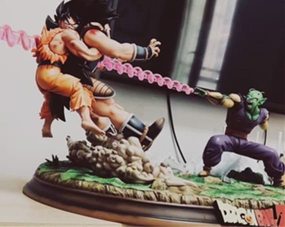 ドラカプ　ラディッツ＆悟空＆ピッコロ ドラゴンボールカプセルフィギュア ピッコロ＆悟空VSラディッツ