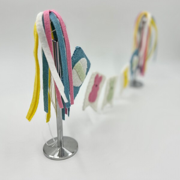 Easter Fringe, Easter decor, Felt decor, felt ribbons,  felt ribbon for stands, streamers