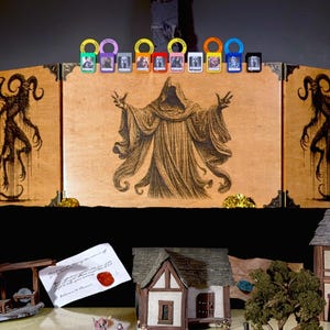 Handmade Wooden GM Screen ⋄ Customizable ⋄ D&D ⋄ Magnetic ⋄ TTRPG ⋄ Dungeon Master