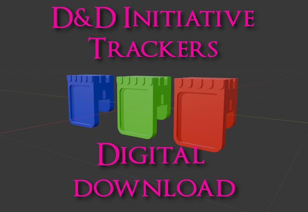 D&D Initiative Tracker - 3D File Only - Etsy UK