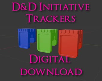 Rastreador de Iniciativa de D&D - Somente Arquivo 3D