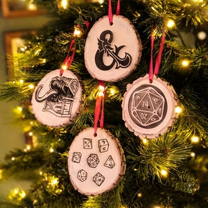 Decorazioni natalizie D&D: decorazioni natalizie nerd, Dungeons and Dragons