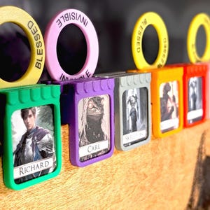 D&D Combat Initiative Trackers | Color-coded | Detachable Rings