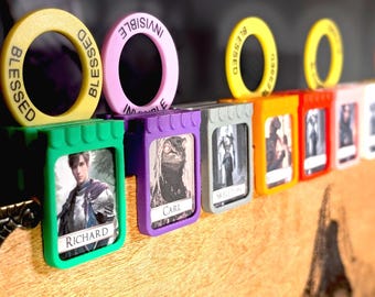 D&D Combat Initiative Trackers | Color-coded | Detachable Rings