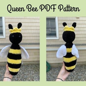 PDF Pattern: Amigurumi Queen Bee Crochet Pattern