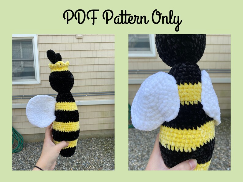 PDF Pattern: Amigurumi Queen Bee Crochet Pattern - Etsy