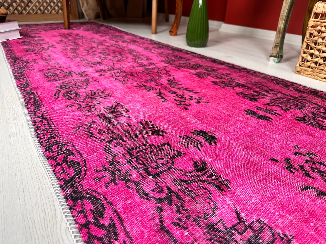 Fuchsia Rugs Excellent Fuchsia Turkish Rug Runner, Traditional Hallway Entryway Long ...