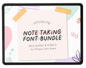 Fuentes, Fuentes para tomar notas, Fuentes GoodNotes, Fuentes Procreate, Fuentes Canva, Fuentes Corjl, Fuentes manuscritas, Fuentes manuscritas, Fuentes simples