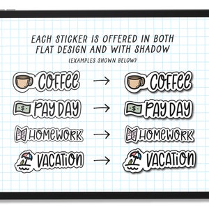 Digital Stickers, Goodnotes Stickers, Education Stickers, School Stickers, Stickers for Planners, Cute Stickers, Planner Templates, Stickers image 6