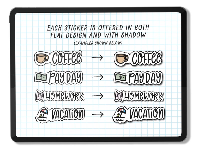 Digital Stickers, Goodnotes Stickers, Education Stickers, School Stickers, Stickers for Planners, Cute Stickers, Planner Templates, Stickers image 6