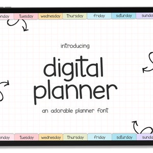 Fonts, Digital Planner Fonts, GoodNotes Fonts, Note Fonts, Note Taking Fonts, Notetaking Fonts, Cute Fonts, Handwritten Fonts, Handwriting