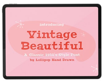 Fonts, Vintage Fonts, Retro Fonts, 1950s Fonts, 1960's Fonts, Mid Century Fonts, Classic Fonts, Old Fashioned Fonts, Cricut Fonts