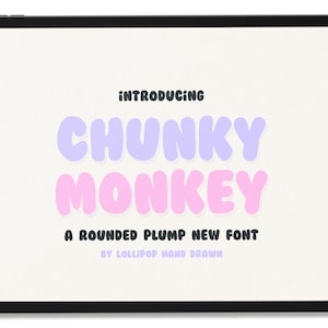 Fonts, Round Fonts, Rounded Fonts, Craft Fonts, Commercial Use Fonts, Bubble Fonts, Thick Fonts, Chunky Fonts, Cute Fonts, Girly Fonts