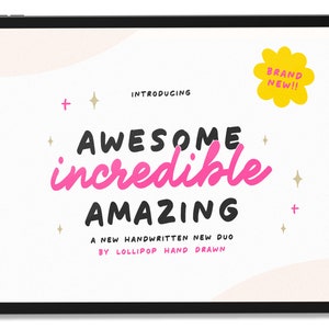 Fonts, Font Duos, Script Fonts, Handwritten Fonts, Handwriting Fonts, Procreate Fonts, Corjl Fonts, Cute Fonts, Cricut Fonts, Craft Fonts