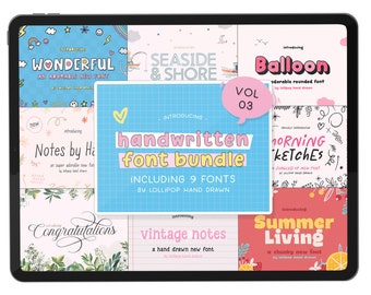 Fuentes, Paquetes de fuentes, Fuentes Cricut, Fuentes artesanales, Fuentes GoodNotes, Fuentes de notas, Fuentes manuscritas, Fuentes manuscritas, Fuentes de uso comercial