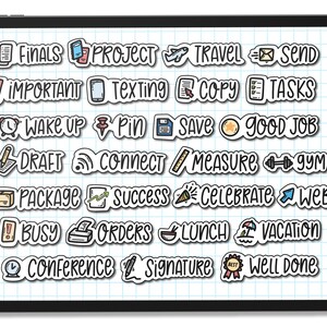 Digital Stickers, Goodnotes Stickers, Education Stickers, School Stickers, Stickers for Planners, Cute Stickers, Planner Templates, Stickers image 5