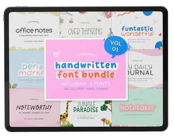 Fuentes, Paquetes de fuentes, Fuentes Cricut, Fuentes artesanales, Fuentes GoodNotes, Fuentes de notas, Fuentes manuscritas, Fuentes manuscritas, Fuentes de uso comercial