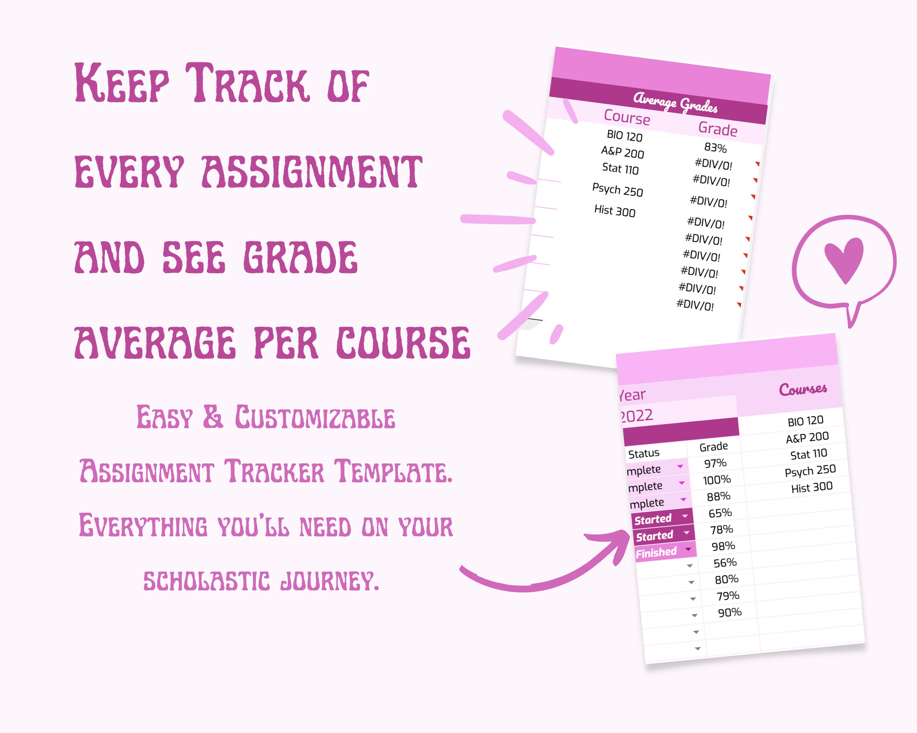 assignment-tracker-google-sheet-template-homework-tracker-spreadsheet