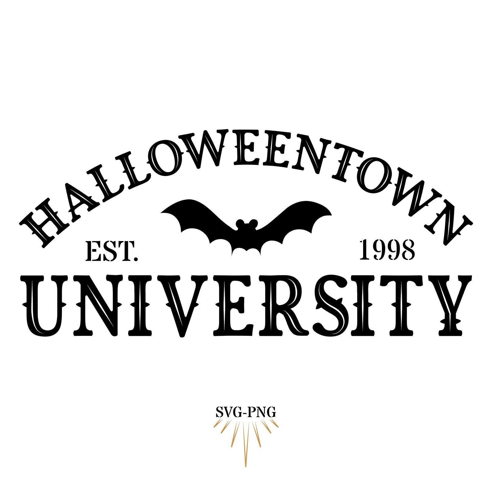 Halloweentown University SVG Halloween SVG Halloween Shirt Etsy