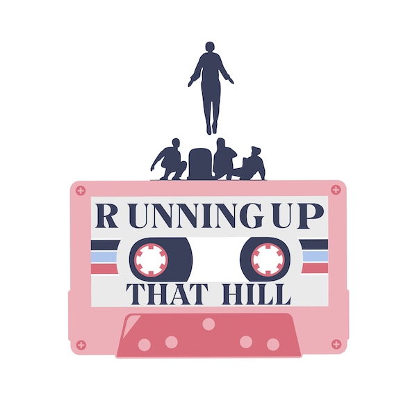 Running Up That Hill png, Kate Bush, Movie Quote, Hawkins,T-shirt Design svg, Retro Tee svg