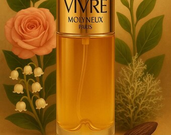 Vivre by Molyneux 100 Ml 3.3 Fl.oz Eau De Toilette Vintage – Rare