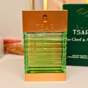 Tsar de Van Cleef & Arpels ~42/50 ml 1.6 fl.oz Eau de Toilette para hombre Vintage Amaderado Aromático Raro Coleccionista