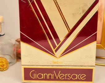 Gianni by Gianni Versace 1 fl.oz Pure Perfume – Rare Vintage Floral Oriental Collector 80s Glamour Luxe Sealed