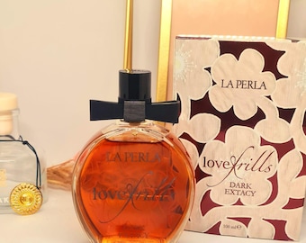 La Perla Dark Extacy 100 ml 3,3 uncji płynu woda toaletowa dla kobiet – kolekcjonerska, rzadka, vintage, wykwintna czekolada, wanilia, pralina
