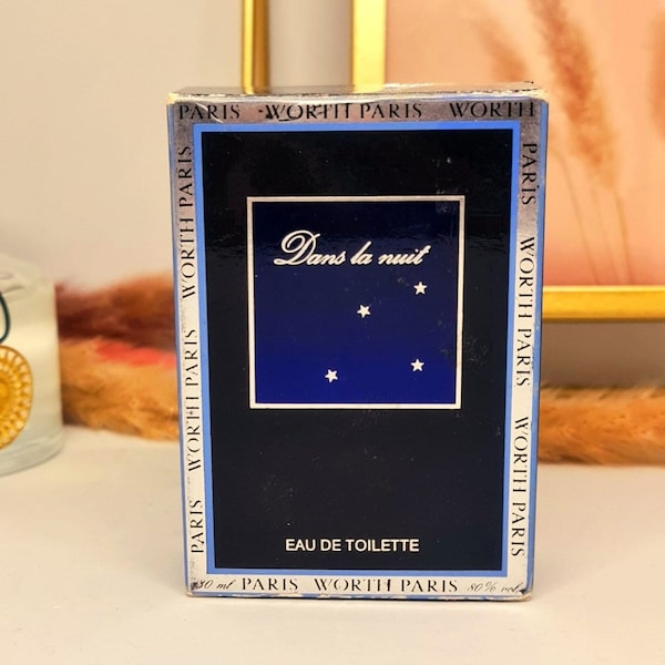 Perfume Dans la Nuit de Worth (Lalique) 30 ml Eau de Toilette For Women New (1985 Version) Free Delivery France