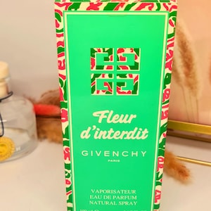 Givenchy Fleur d'interdit Pour Femme 50 ml ou 100 ml (selado) 3 1/3 fl.oz Eau de Parfum Novo Vintage Selado Frete Grátis França