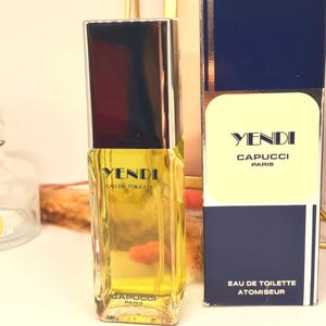 CAPUCCI YENDI EAU DE TOILETTE 60ml ビンテージ Yendi Capucci - Etsy