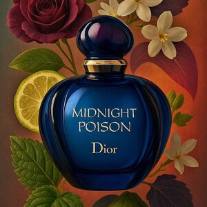 Midnight Poison Dior 45/50 ml ~1.52/1.7 fl.oz • Eau de Parfum • Vintage • For Women Without Box Free Shipping France RARE COLLECTOR