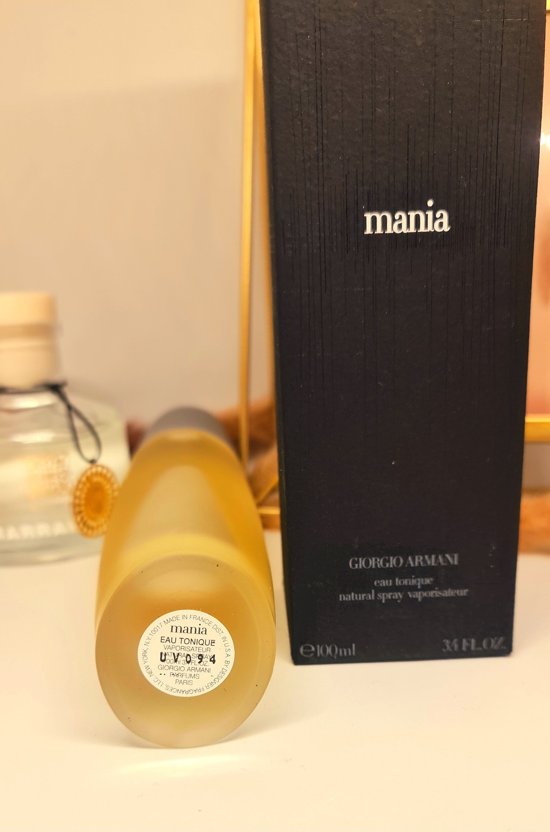 Armani Mania 100 Ml 3.4 Fl.oz Tonic Water for Women Free