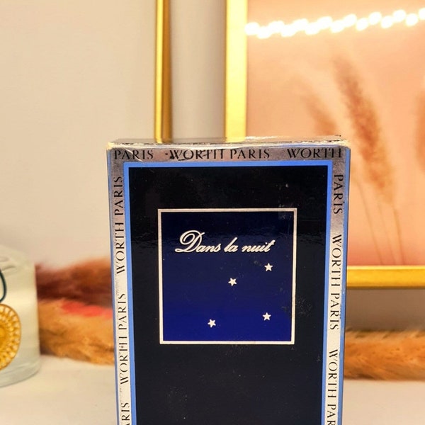 Parfum Dans la Nuit de Worth (Lalique) 30 ml Eau de Toilette Pour Femme Neuf (Version 1985) Livraison Gratuite France