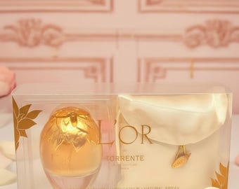 Torrente L’Or Haute Couture para mujer 30 ml 1 fl.oz Eau de Parfum + cojín perfumado Fragancia oriental afrutada Gourmand Set de coleccionista raro