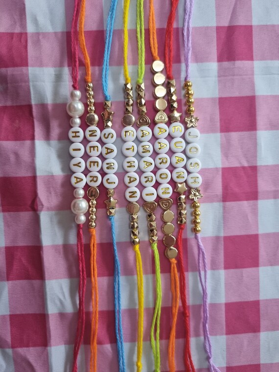 Personalised Rakhi bracelet Etsy Canada
