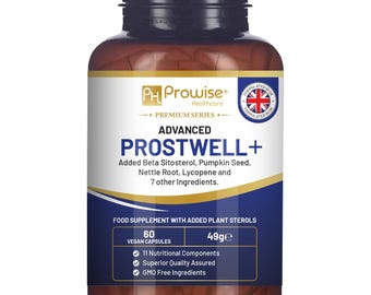 Prostwell Plus: integratore vegano per la salute maschile con beta-sitosterolo - 60 capsule