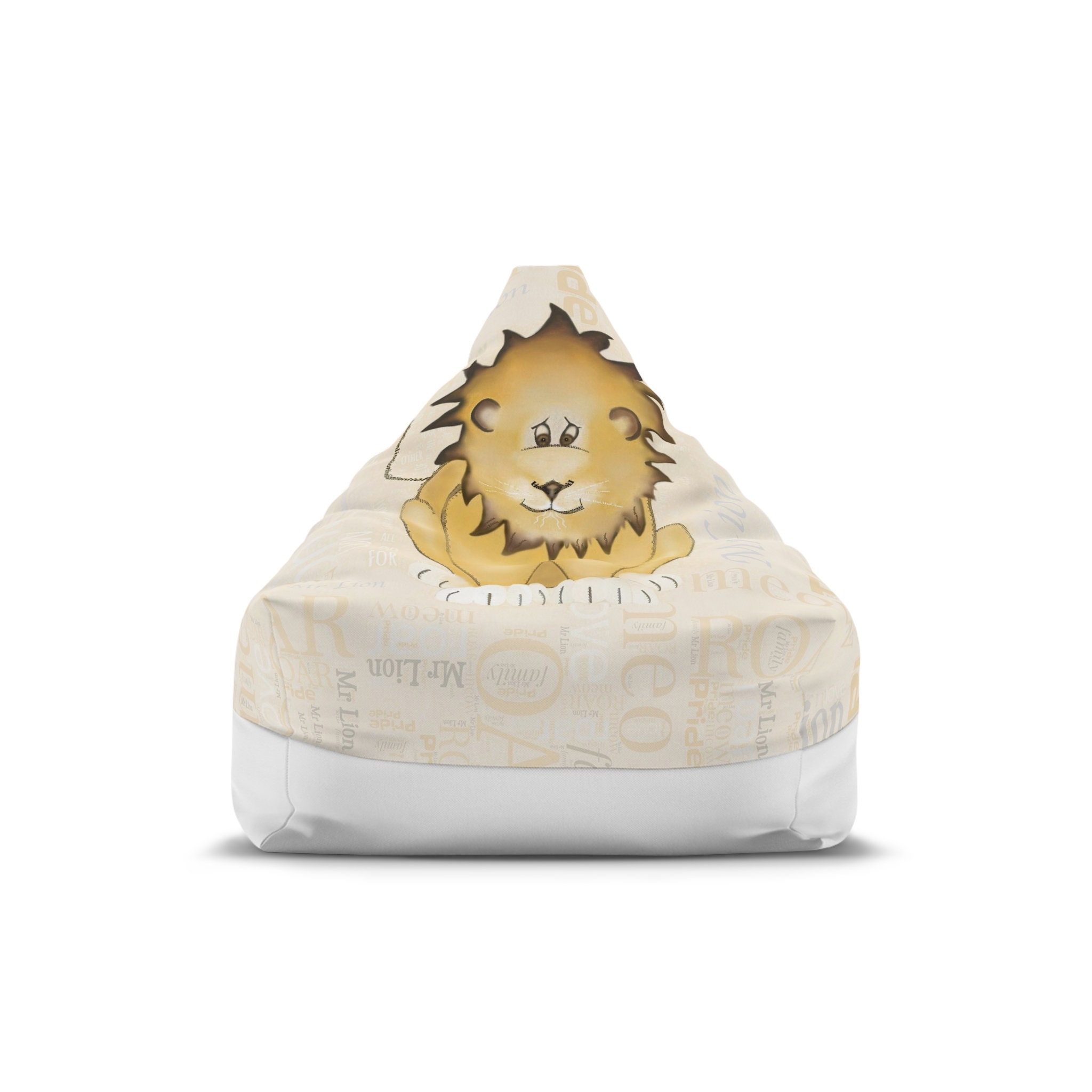 Lion bean online bag chair