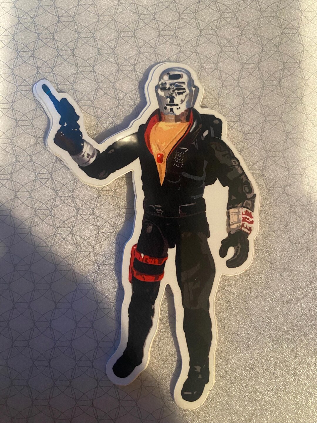 DESTRO Action Figure Illustration Vinyl Sticker GI Joe - Etsy