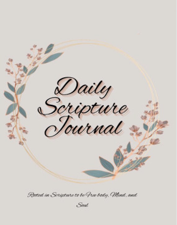 Daily Scripture Journal Etsy