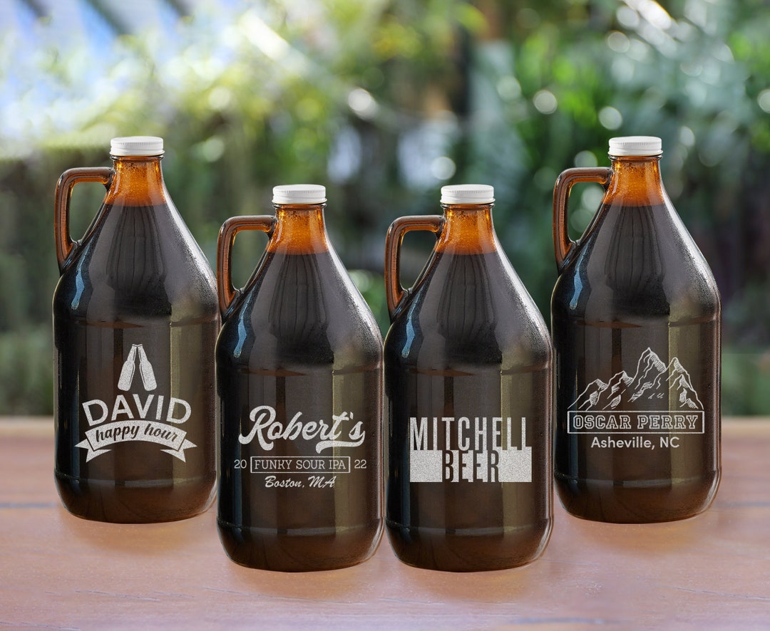 Personalized Beer Growler, Engraved Growler, Custom Beer Lover Gifts