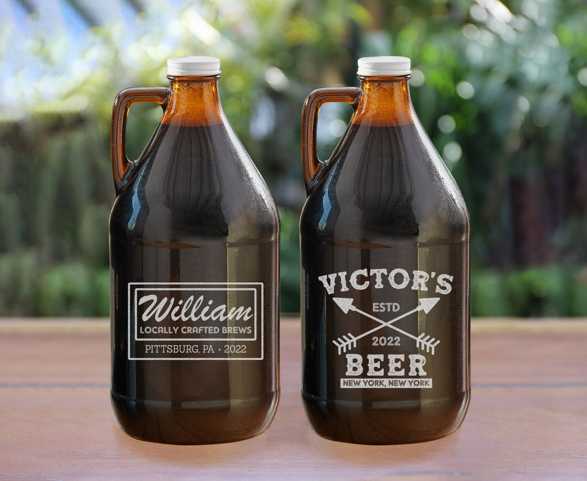 Personalized Beer Growler Engraved Growler Custom Beer Lover Etsy
