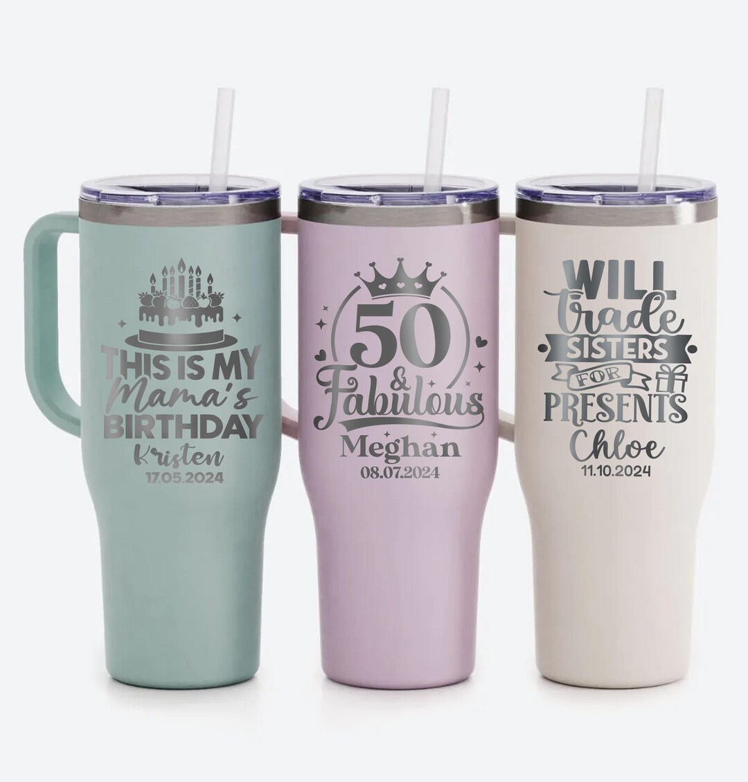 Custom Tumbler - Personalized Birthday Gifts For Brother - Brothers Stronger Than Time