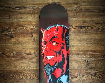 Custom Painted Skateboard Deck / Wall Art