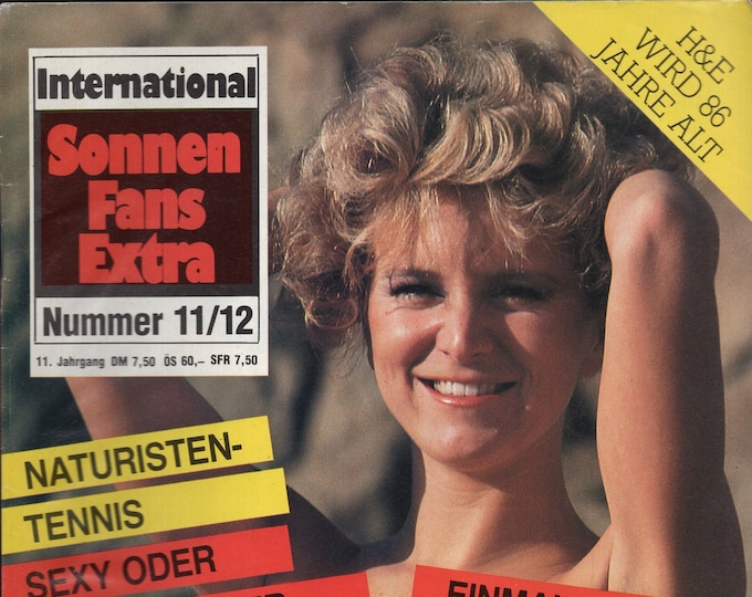 Sonnenfans 1985 J11 N11+12 FKK Magazine Magazine Health & Efficiency