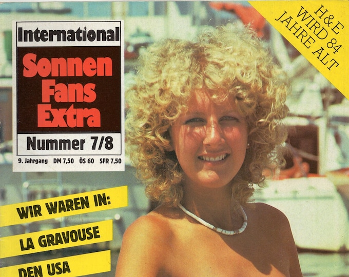 Sonnenfans 1983 J9 N7 8 FKK Magazine Magazine Health Efficiency sonnenfans-1983-j9-n7-8-fkk-magazine-magazine-health-efficiency